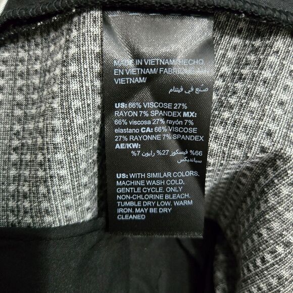 White House Black Market Women 8 The Slim Ankle Black Polka Dot Pants - Picture 9 of 14